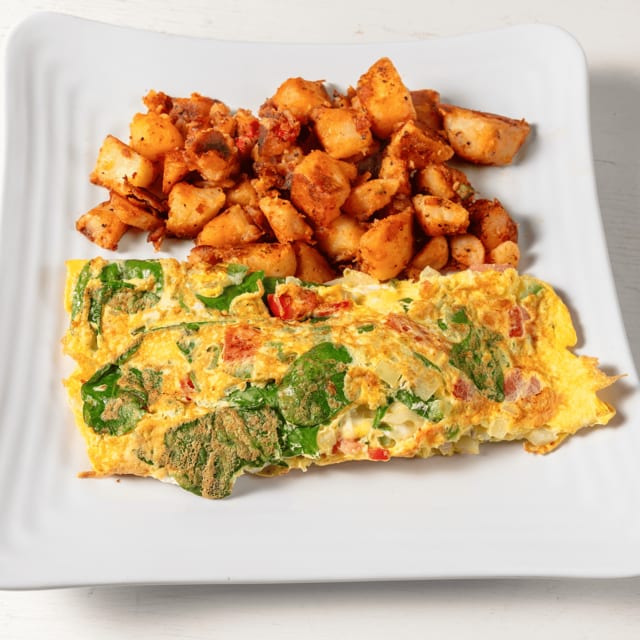 Veggie Omelette Platter.